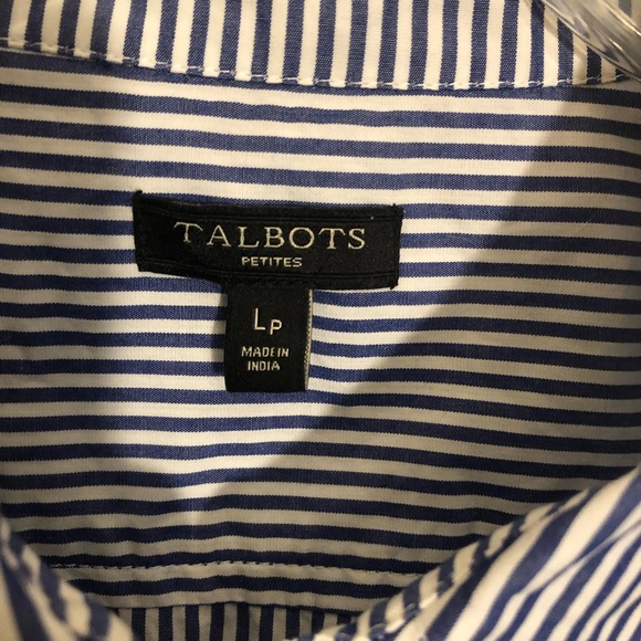 Talbots Jeweled shirt size Large petite - Picture 5 of 8